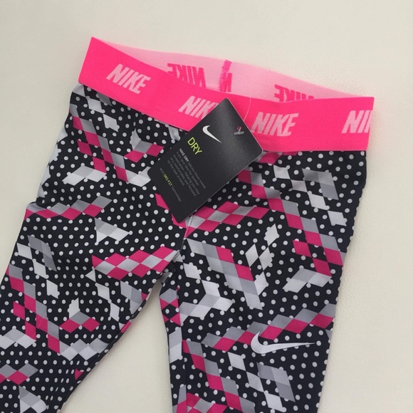 Nike Cute crop leggings girl bottoms 6221 - Picture 3 of 6